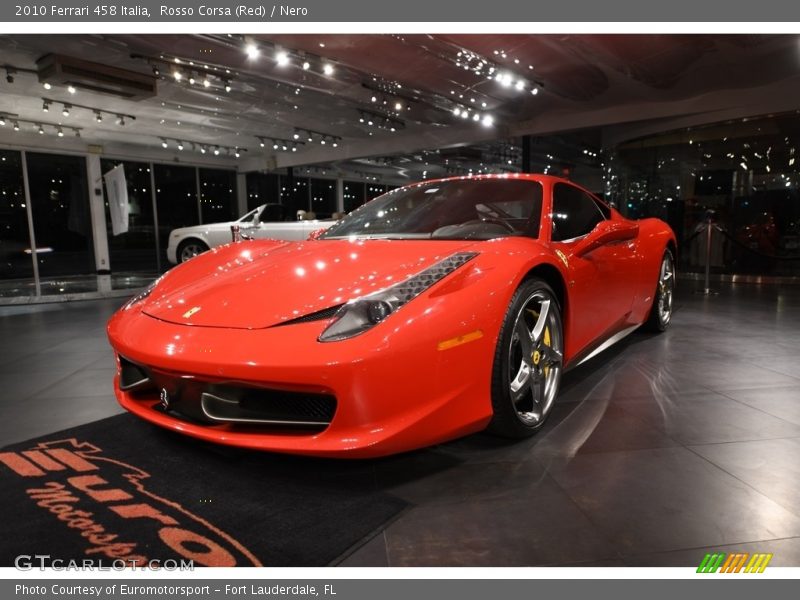 Rosso Corsa (Red) / Nero 2010 Ferrari 458 Italia