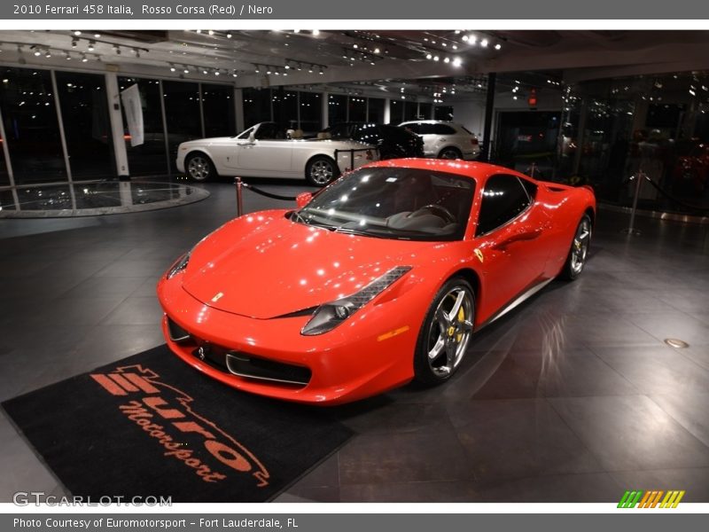 Rosso Corsa (Red) / Nero 2010 Ferrari 458 Italia