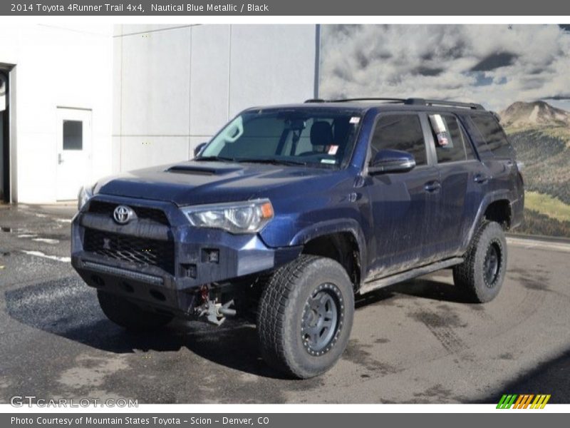 Nautical Blue Metallic / Black 2014 Toyota 4Runner Trail 4x4