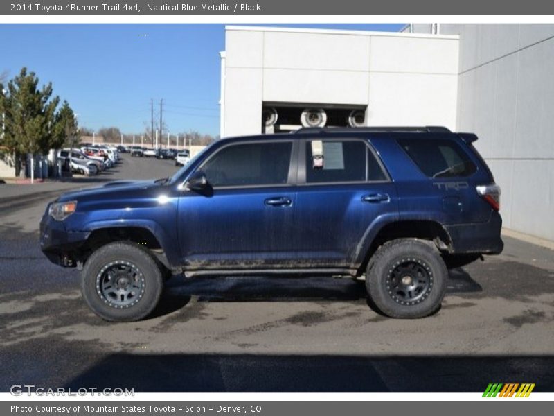Nautical Blue Metallic / Black 2014 Toyota 4Runner Trail 4x4