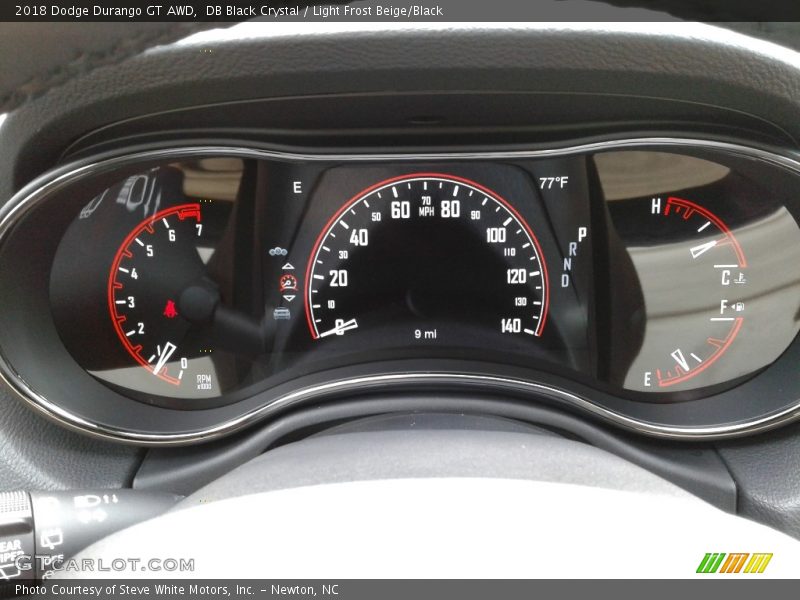 DB Black Crystal / Light Frost Beige/Black 2018 Dodge Durango GT AWD