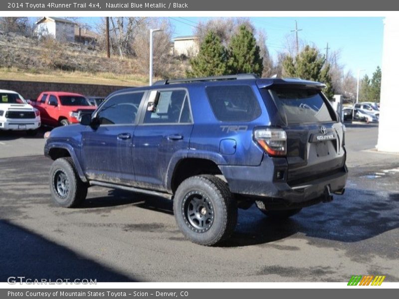 Nautical Blue Metallic / Black 2014 Toyota 4Runner Trail 4x4
