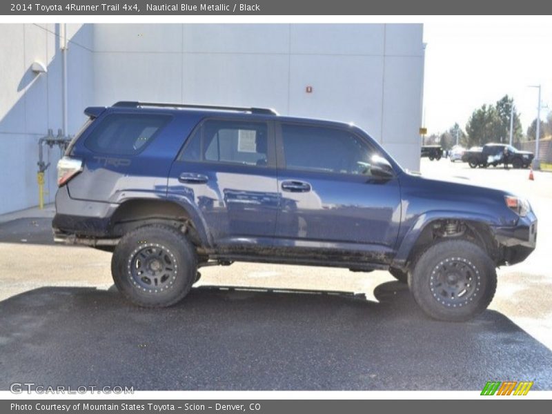 Nautical Blue Metallic / Black 2014 Toyota 4Runner Trail 4x4