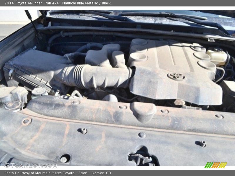 Nautical Blue Metallic / Black 2014 Toyota 4Runner Trail 4x4