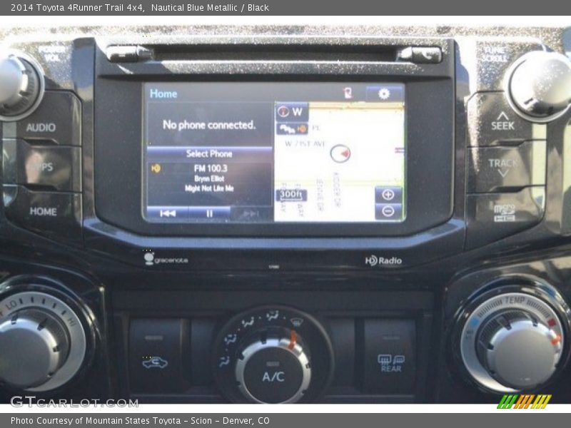 Nautical Blue Metallic / Black 2014 Toyota 4Runner Trail 4x4