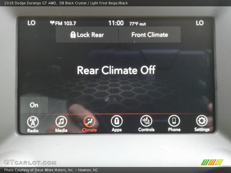 DB Black Crystal / Light Frost Beige/Black 2018 Dodge Durango GT AWD