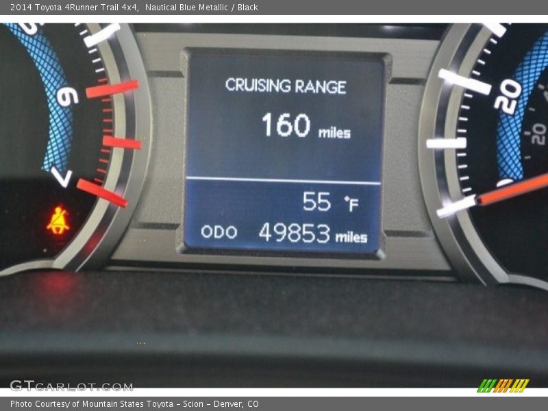 Nautical Blue Metallic / Black 2014 Toyota 4Runner Trail 4x4