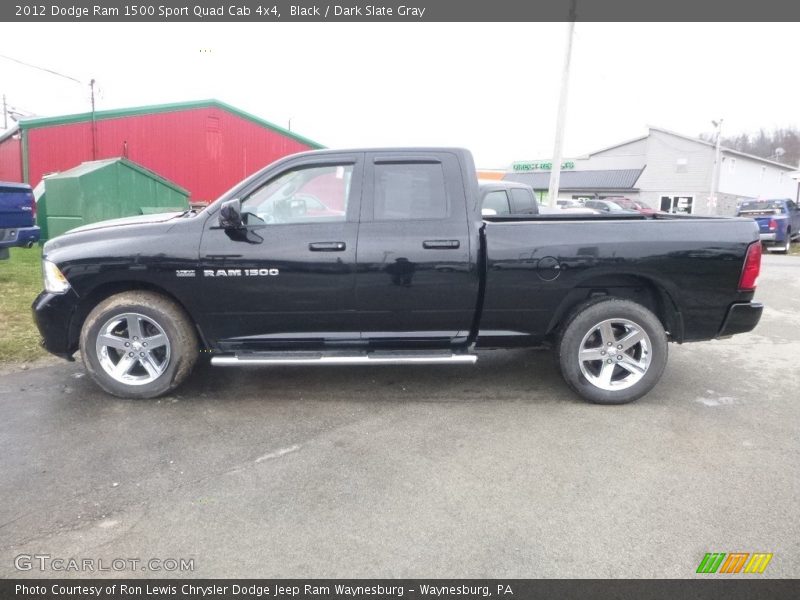 Black / Dark Slate Gray 2012 Dodge Ram 1500 Sport Quad Cab 4x4