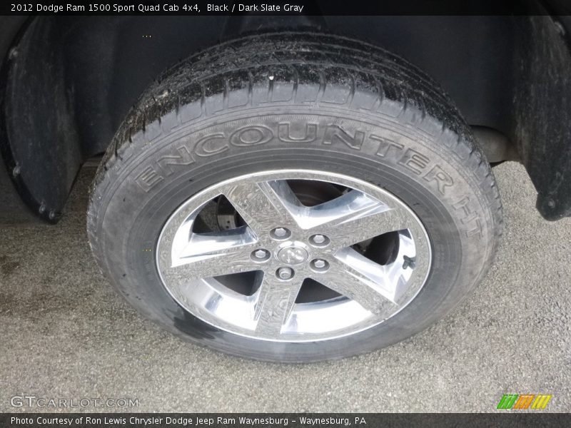 Black / Dark Slate Gray 2012 Dodge Ram 1500 Sport Quad Cab 4x4