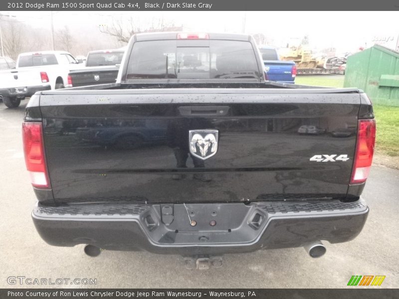 Black / Dark Slate Gray 2012 Dodge Ram 1500 Sport Quad Cab 4x4