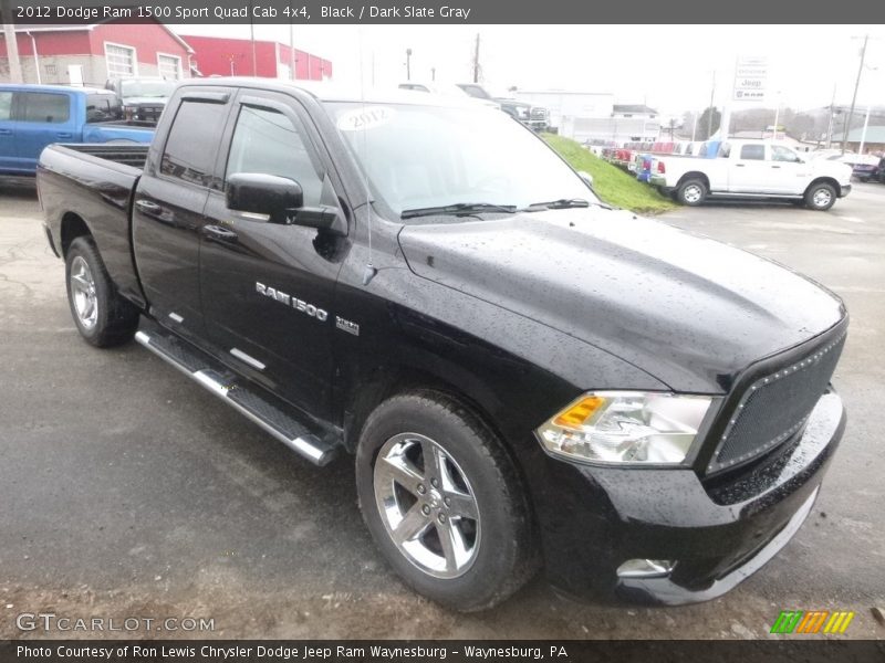 Black / Dark Slate Gray 2012 Dodge Ram 1500 Sport Quad Cab 4x4