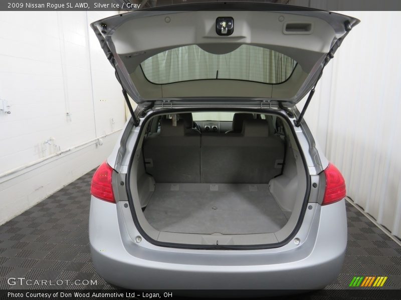 Silver Ice / Gray 2009 Nissan Rogue SL AWD