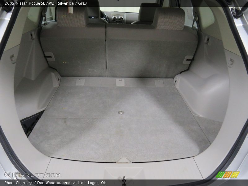 Silver Ice / Gray 2009 Nissan Rogue SL AWD