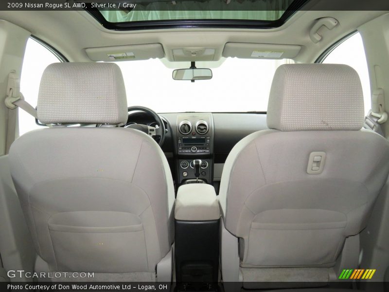 Silver Ice / Gray 2009 Nissan Rogue SL AWD
