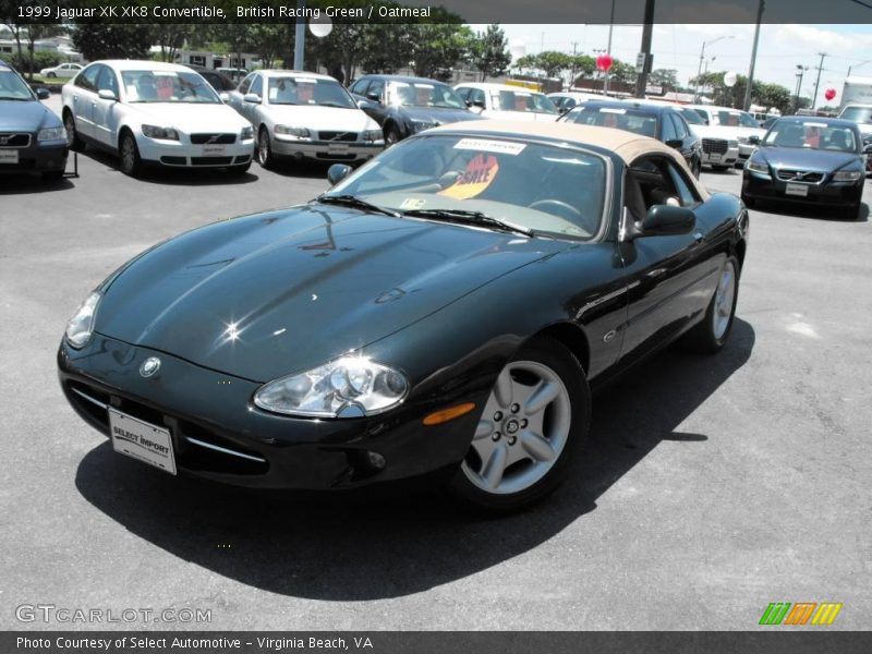 British Racing Green / Oatmeal 1999 Jaguar XK XK8 Convertible