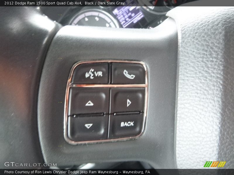 Black / Dark Slate Gray 2012 Dodge Ram 1500 Sport Quad Cab 4x4