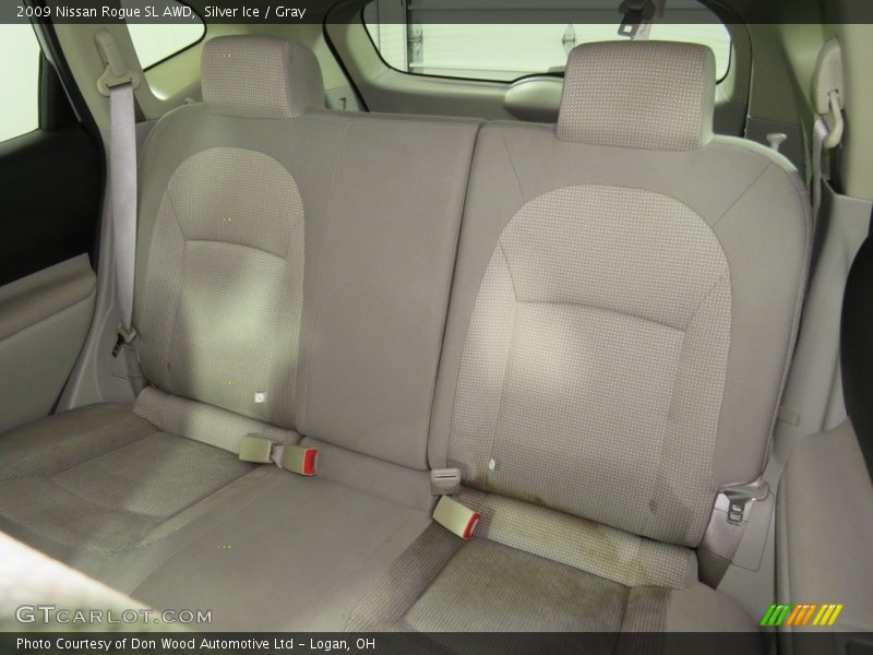 Silver Ice / Gray 2009 Nissan Rogue SL AWD