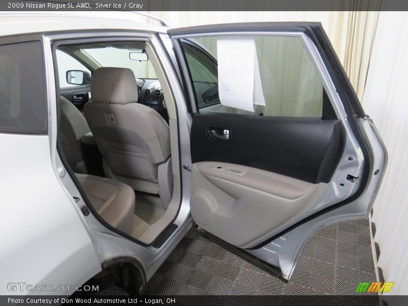 Silver Ice / Gray 2009 Nissan Rogue SL AWD