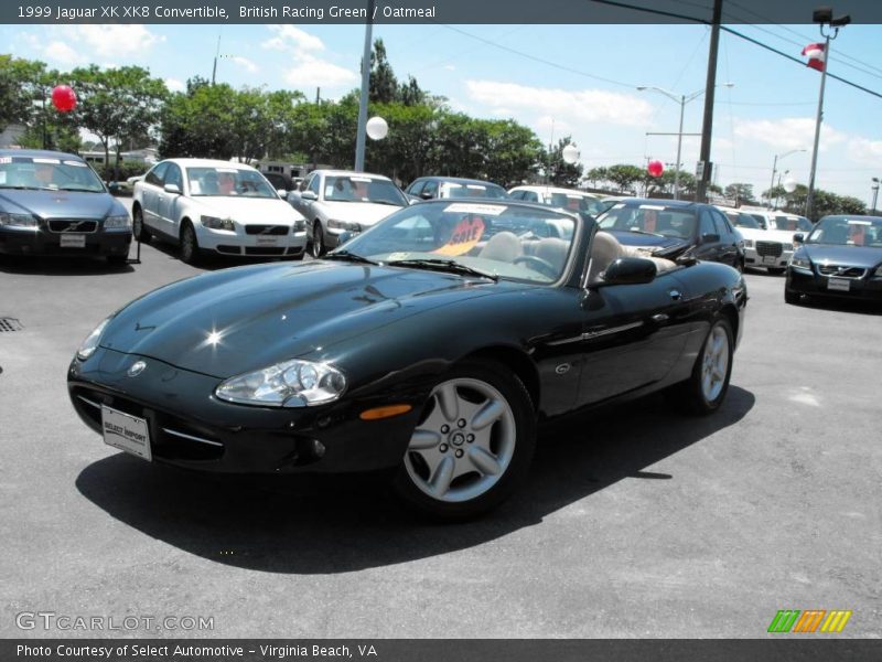 British Racing Green / Oatmeal 1999 Jaguar XK XK8 Convertible