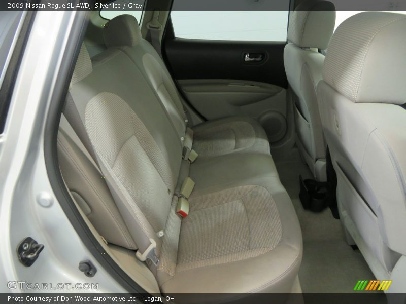 Silver Ice / Gray 2009 Nissan Rogue SL AWD