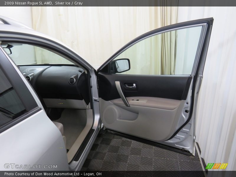 Silver Ice / Gray 2009 Nissan Rogue SL AWD