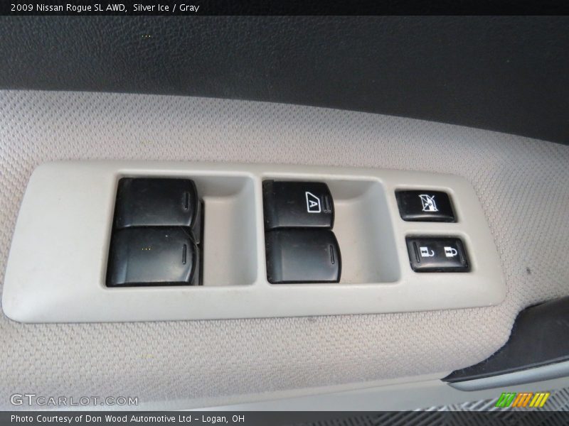 Silver Ice / Gray 2009 Nissan Rogue SL AWD