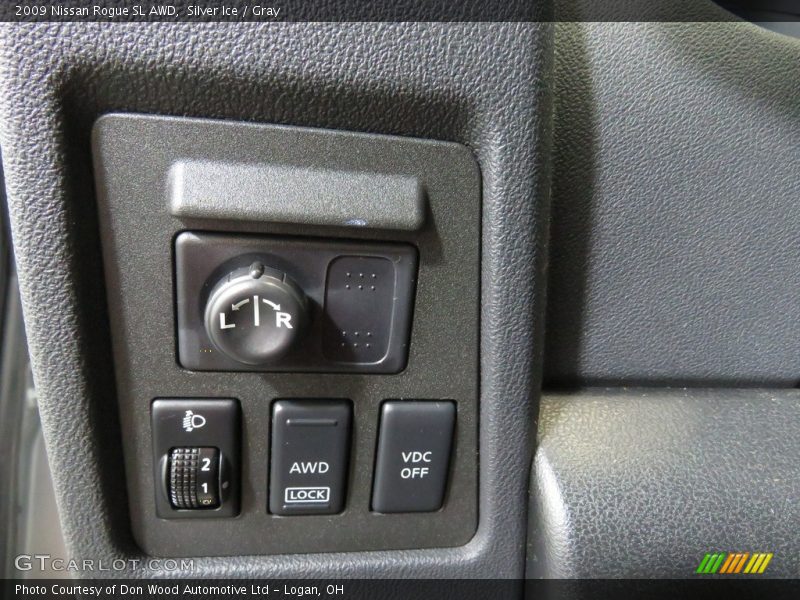 Silver Ice / Gray 2009 Nissan Rogue SL AWD