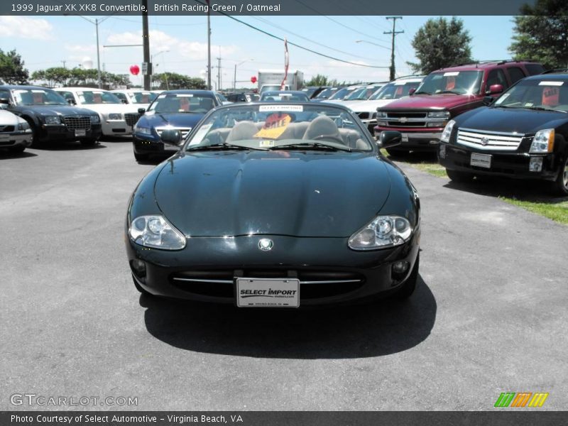 British Racing Green / Oatmeal 1999 Jaguar XK XK8 Convertible