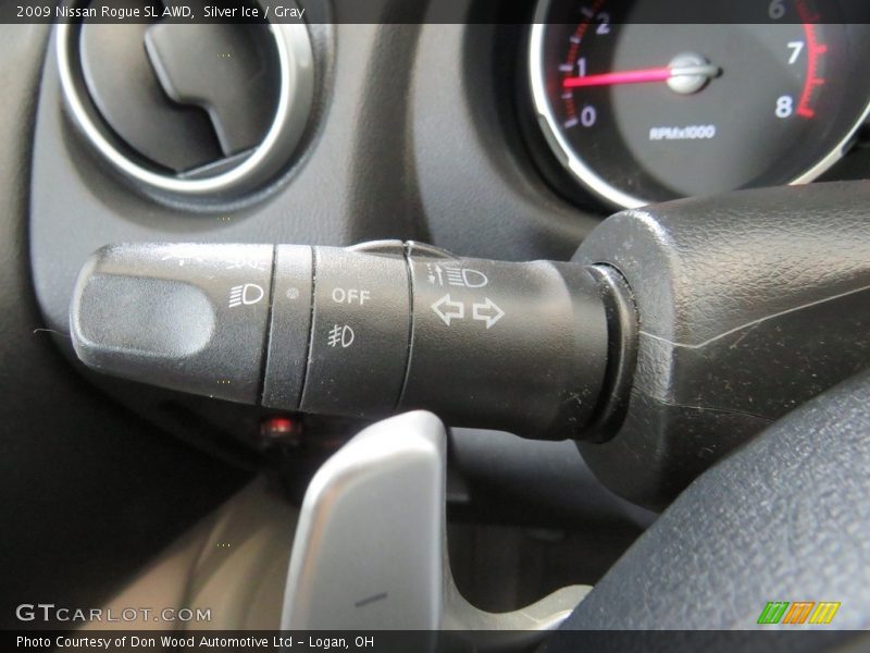 Silver Ice / Gray 2009 Nissan Rogue SL AWD