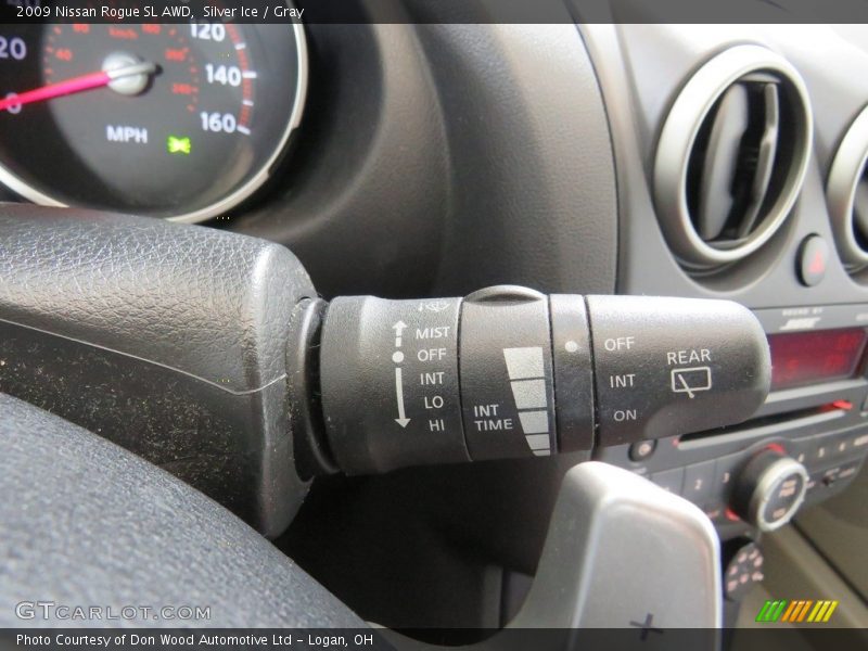 Silver Ice / Gray 2009 Nissan Rogue SL AWD