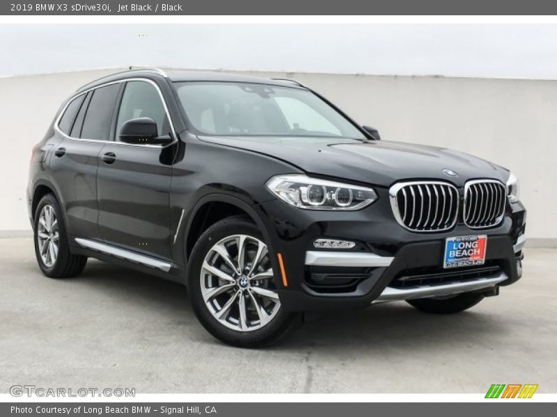 Jet Black / Black 2019 BMW X3 sDrive30i