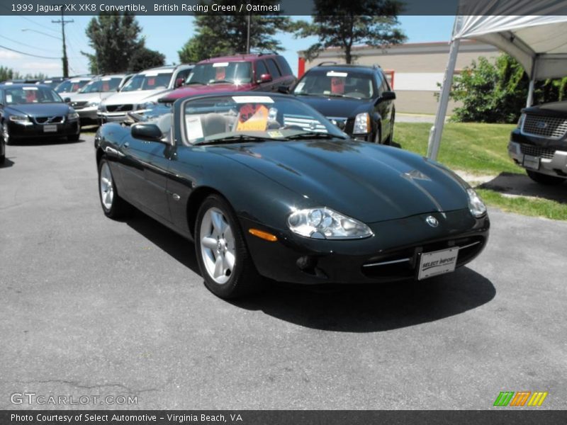 British Racing Green / Oatmeal 1999 Jaguar XK XK8 Convertible