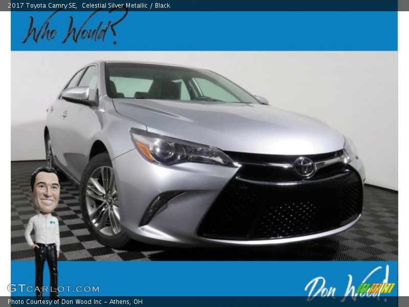 Celestial Silver Metallic / Black 2017 Toyota Camry SE