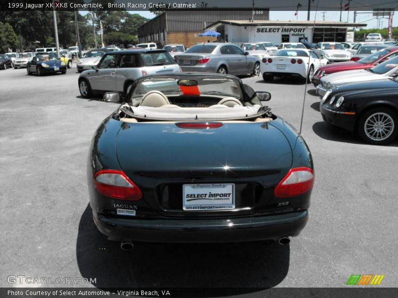 British Racing Green / Oatmeal 1999 Jaguar XK XK8 Convertible
