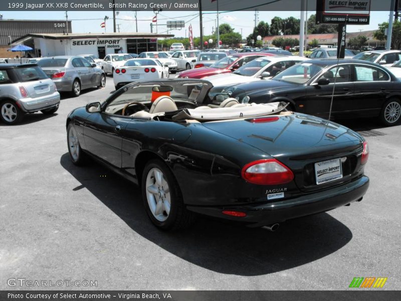 British Racing Green / Oatmeal 1999 Jaguar XK XK8 Convertible
