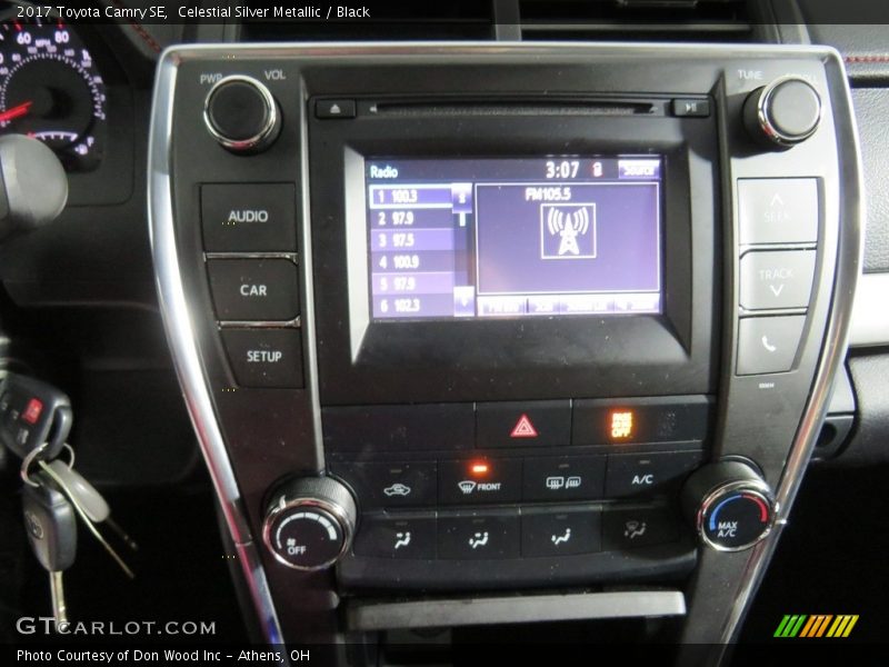 Celestial Silver Metallic / Black 2017 Toyota Camry SE