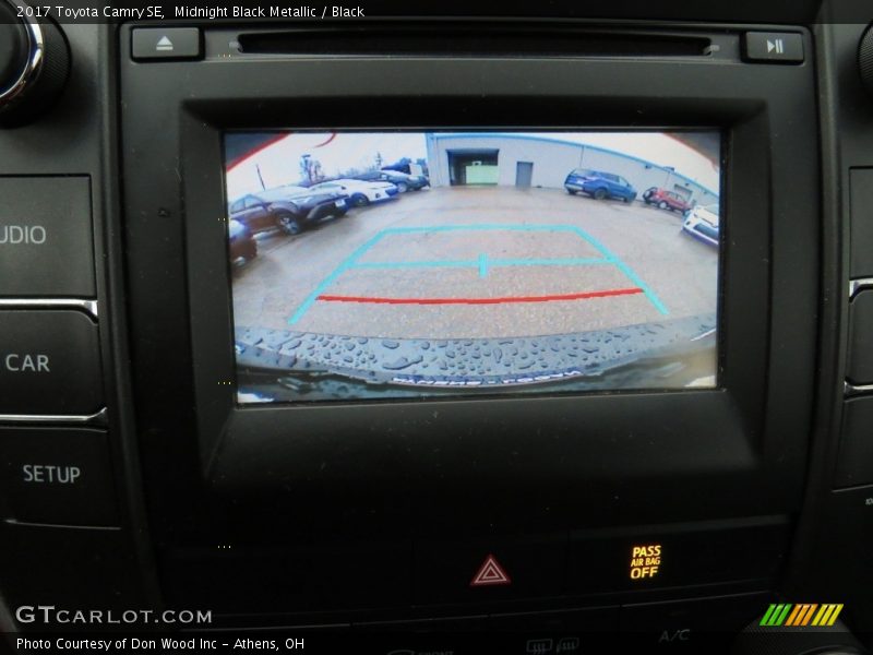Midnight Black Metallic / Black 2017 Toyota Camry SE