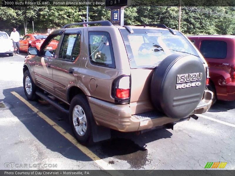 Roman Bronze Metallic / Beige 2000 Isuzu Rodeo LS 4WD