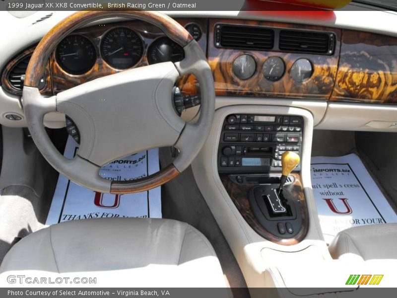 British Racing Green / Oatmeal 1999 Jaguar XK XK8 Convertible