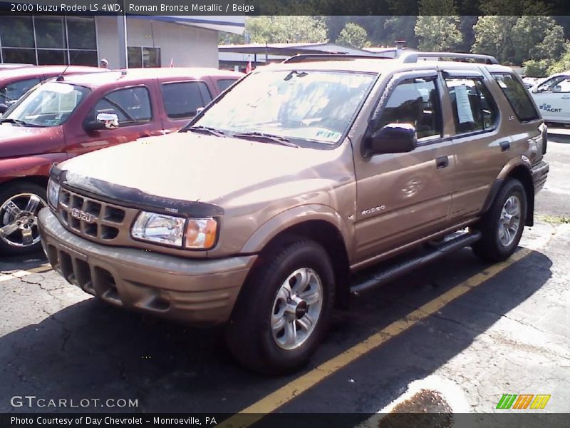 Roman Bronze Metallic / Beige 2000 Isuzu Rodeo LS 4WD