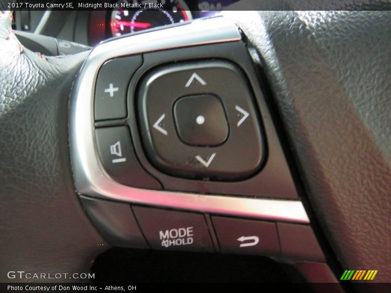 Midnight Black Metallic / Black 2017 Toyota Camry SE