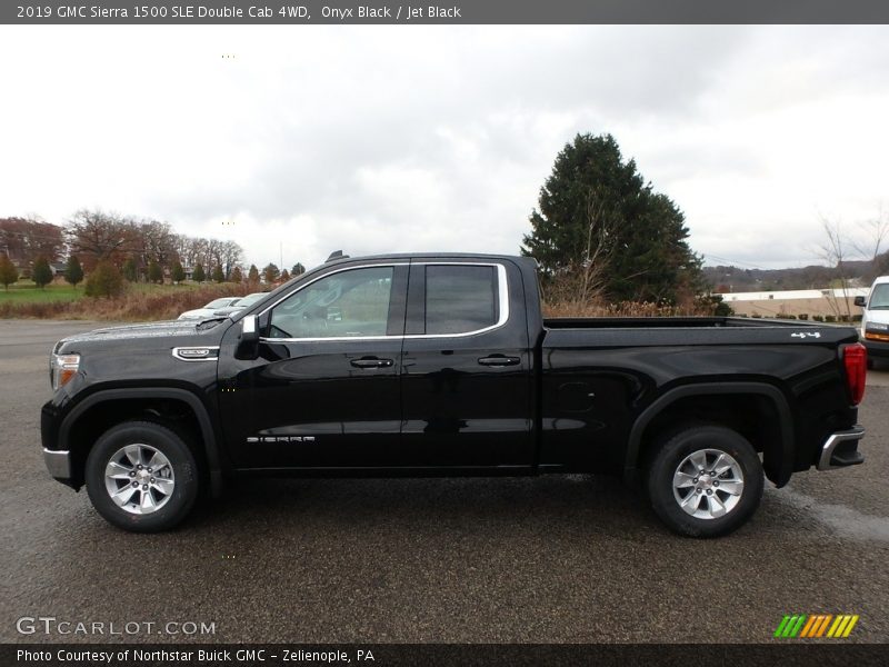 Onyx Black / Jet Black 2019 GMC Sierra 1500 SLE Double Cab 4WD