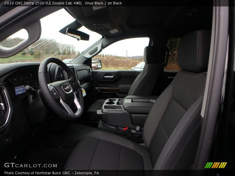Onyx Black / Jet Black 2019 GMC Sierra 1500 SLE Double Cab 4WD