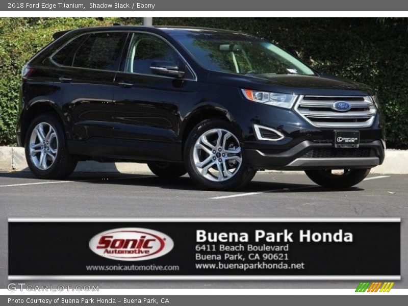 Shadow Black / Ebony 2018 Ford Edge Titanium