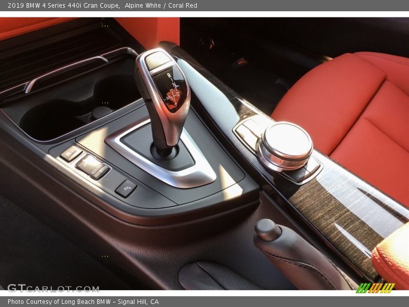 Alpine White / Coral Red 2019 BMW 4 Series 440i Gran Coupe