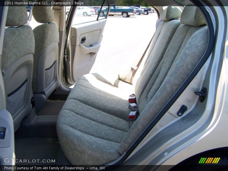 Champagne / Beige 2001 Hyundai Elantra GLS