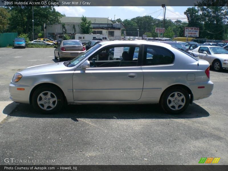 Silver Mist / Gray 2005 Hyundai Accent GLS Coupe