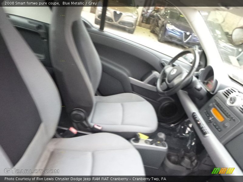 Blue Metallic / Grey 2008 Smart fortwo pure coupe