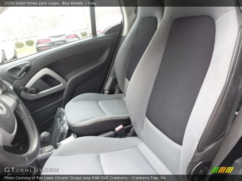 Blue Metallic / Grey 2008 Smart fortwo pure coupe