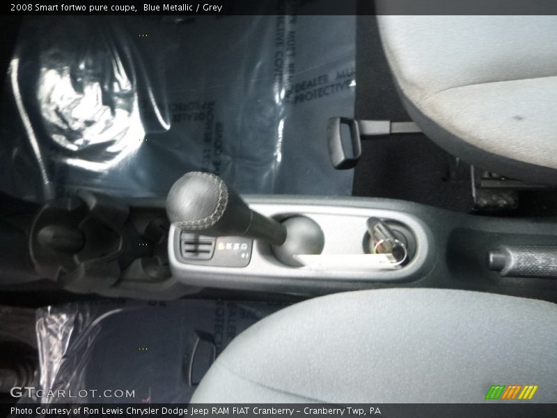 Blue Metallic / Grey 2008 Smart fortwo pure coupe
